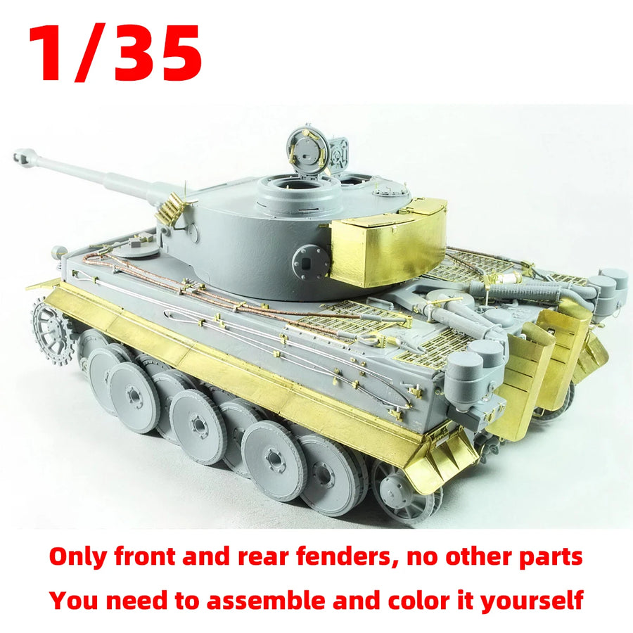 1/35 Photo Eatch PE Scale Model Kit Material Metal Heavy Tank Destroyer Fender Modified Parts Part Accessory Models