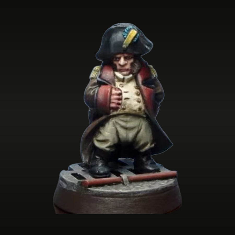 Napoleonic French Napoleon Bonaparte Chibi Figure 28mm Resin Kit - unpainted resin model kit