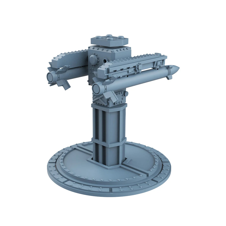 Soviet SA-N-4 Shipboard Air Defense System 1/350 Resin Kit - resin model view 3