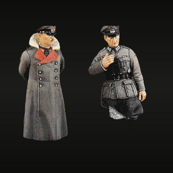 WWII German Officer & SS Officer Inspection Set 1/35 Resin Figure Kit