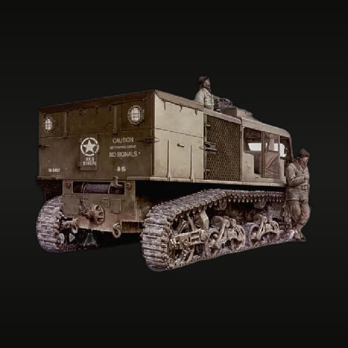 US M4 High Speed Tractor (8-in/90mm) 1/35 Resin Model Kit
