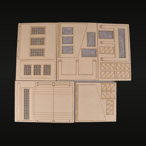 Military Warehouse Storage Bunker Diorama 1:72 Resin Model Kit