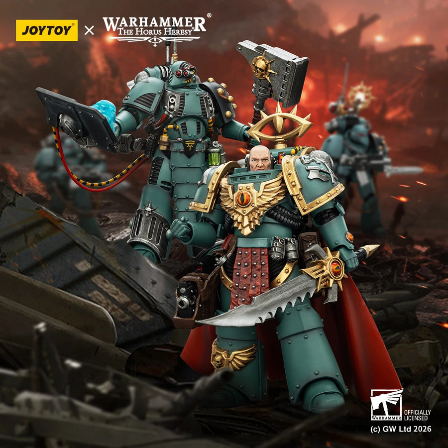 Warhammer the Horus Heresy 1/18 Sons of Horus Tybalt Marr 18Th Company Captain Siege Breaker Action Figure Model Toys