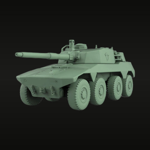 South African Rooikat 76 Tank Destroyer 1/56 Resin Model Kit