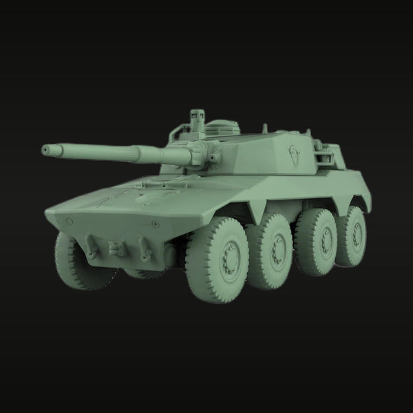 Modern South African Rooikat 76 Wheeled Armored Car 1/56 Resin Vehicle Kit