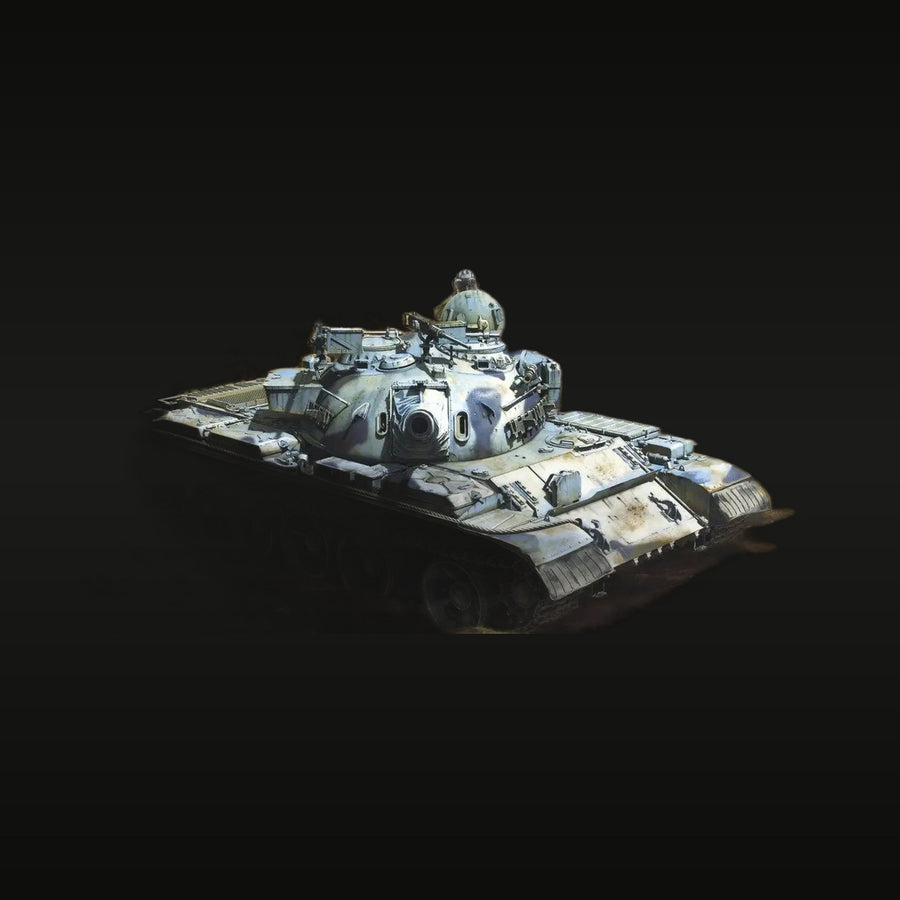 Cold War IDF Tiran 4 T-54 Medium Tank 1/35 Resin Model Kit - unpainted resin model kit