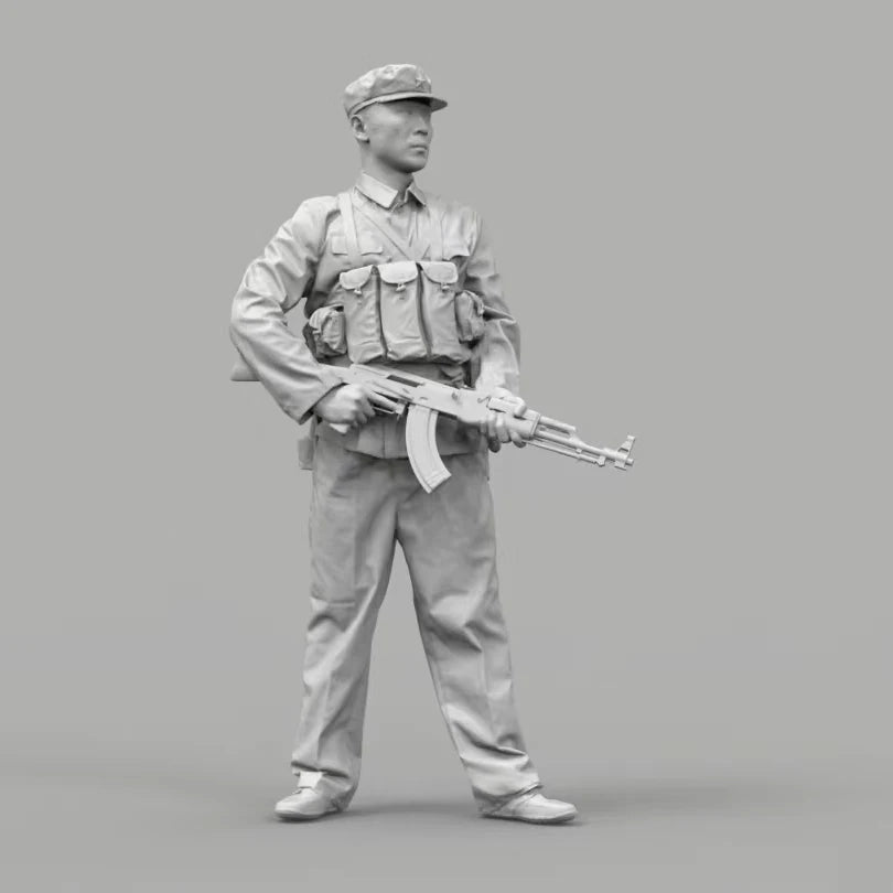 YM Model Original 1/35 Chinese Soldier Resin Soldier （1Soldier）Ymc35001