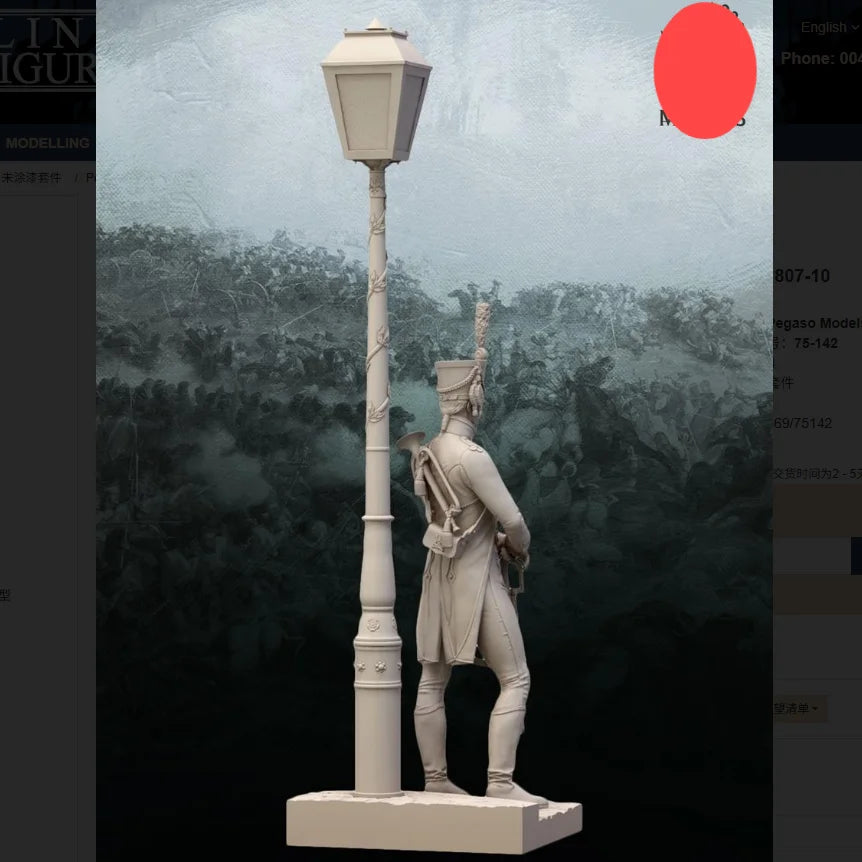 1/24 Resin Model Figure GK , Unassembled and Unpainted Kit