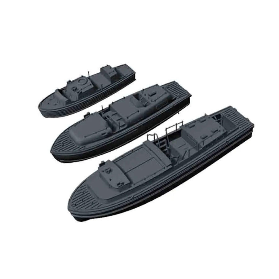 Royal Navy Motor Launches 1/700 Resin Ship Kit (6 Models) - resin model view 3