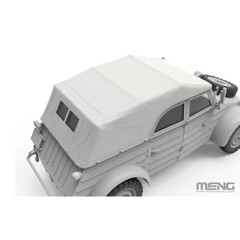 WWII German Kübelwagen Type 82 Utility Vehicle 1/35 Resin Kit - resin model view 4