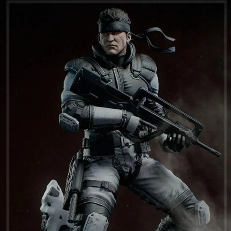 Sci-Fi Tactical Soldier with Futuristic Armor 1/24 Resin Figure Kit - resin model view 2