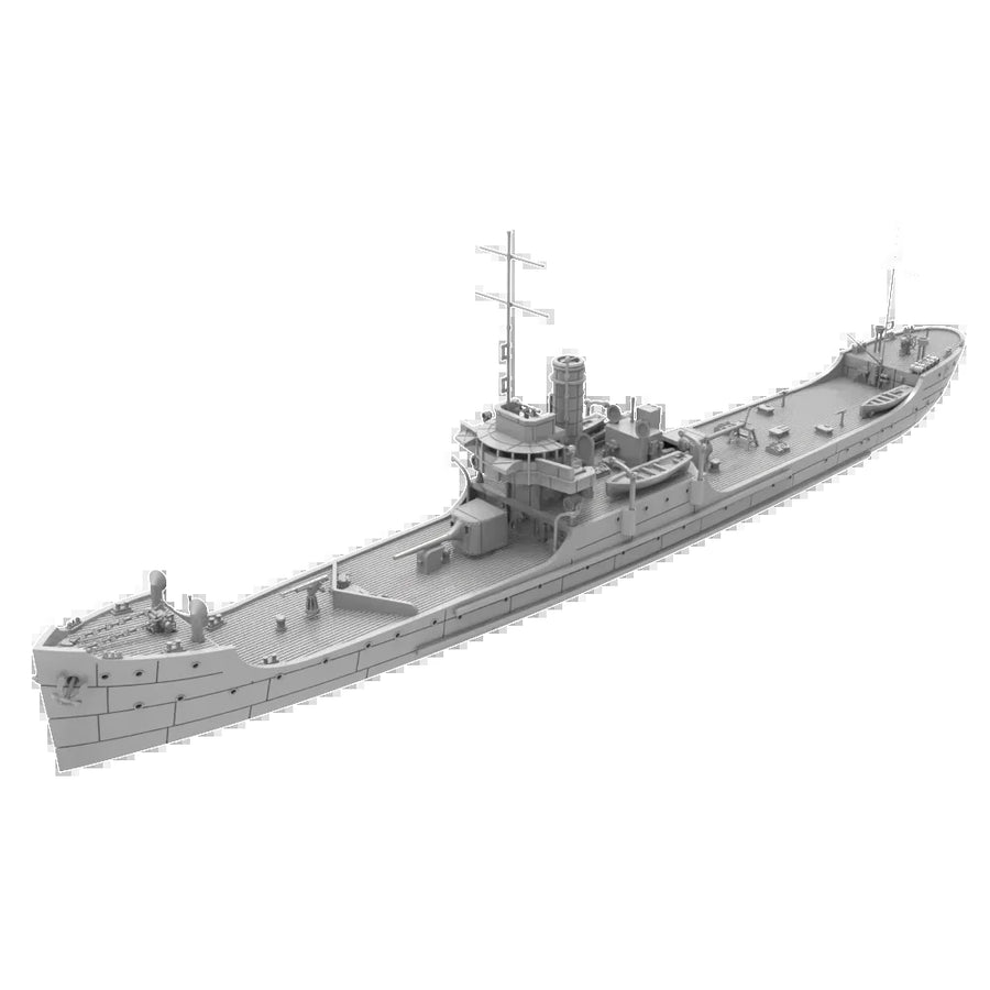 French Interwar Naval Patrol Vessel 1/700 Resin Ship Kit - resin model view 5