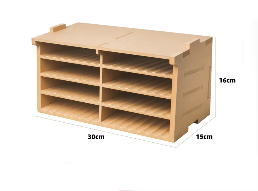 Model Tools Storage Rack Storage Box Wooden Box Hobby Making DIY Dspiae Model Tool Shelf