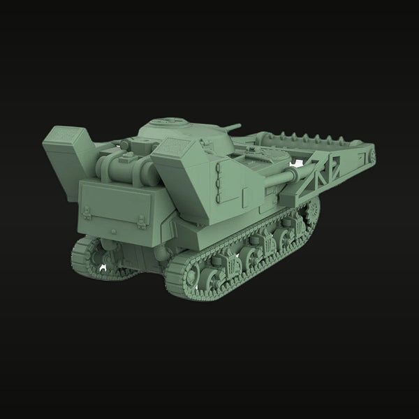 WWII Self-Propelled Artillery Vehicle 1/144 Resin Vehicle Kit