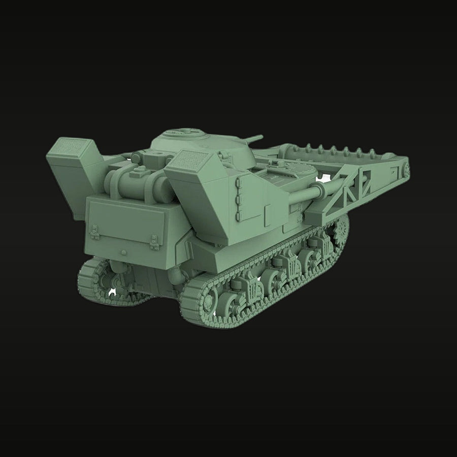WWII Self-Propelled Artillery Vehicle 1/144 Resin Vehicle Kit - unpainted resin model kit