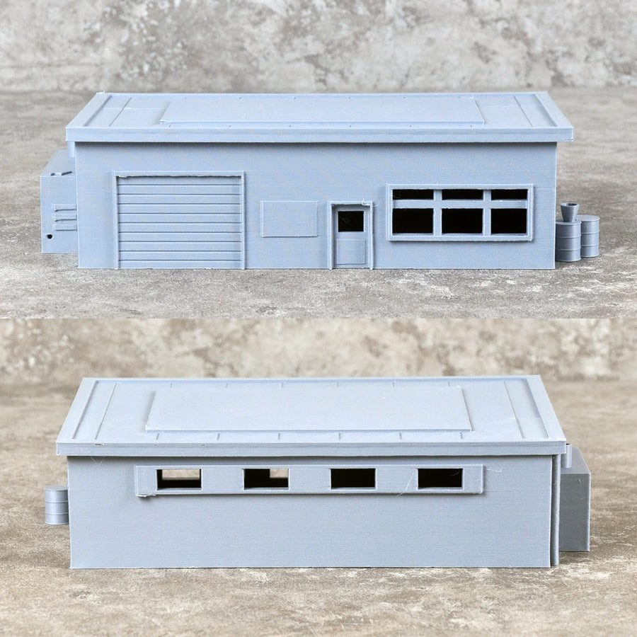 Assembly Architectural Sand Table Bungalow Garage Villa Office Building Railway Railroad Diorama Scale Model Kit 1/64/72/87/150