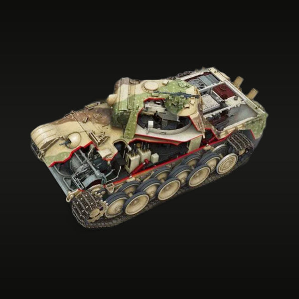 WWII German Panther Ausf.G Medium Tank Cutaway 1/35 Resin Vehicle Kit