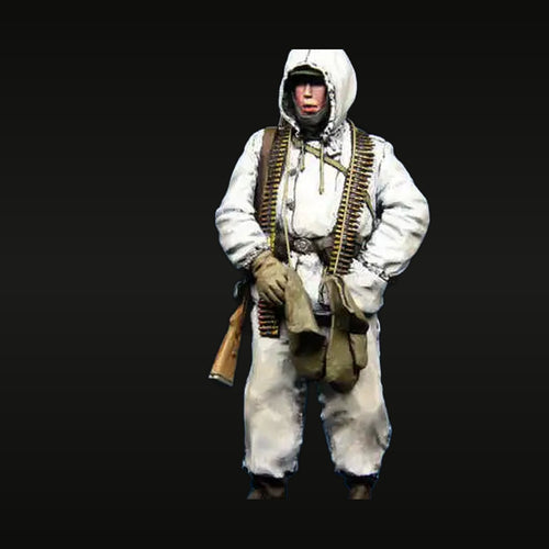 WWII Soviet Winter Soldier Kharkov 1943 1/35 Resin Figure