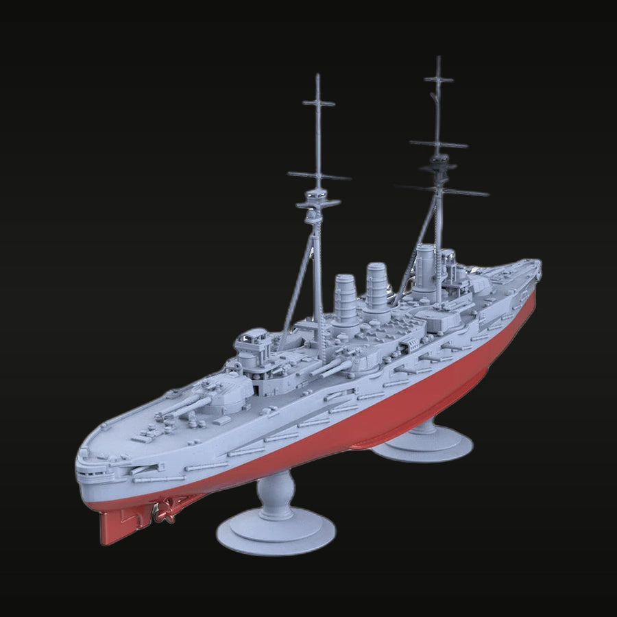 IJN Settsu Battleship 1920 1/2000 Scale Resin Model Kit - unpainted resin model kit