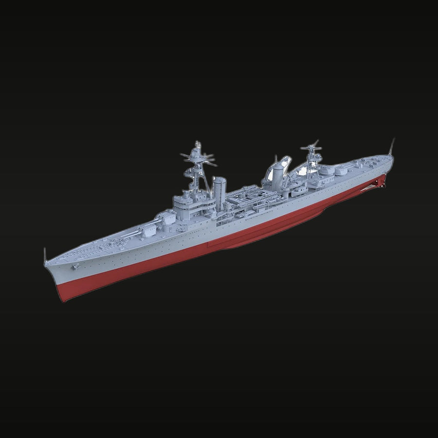 French Heavy Cruiser Dupleix 1/350 Resin Ship Kit - unpainted resin model kit