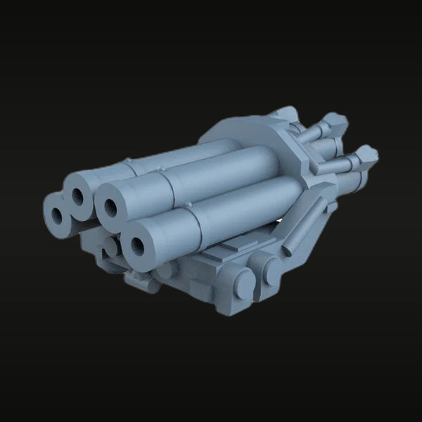 WWII German Navy Quad Flak Mount 1/350 Resin Upgrade Kit