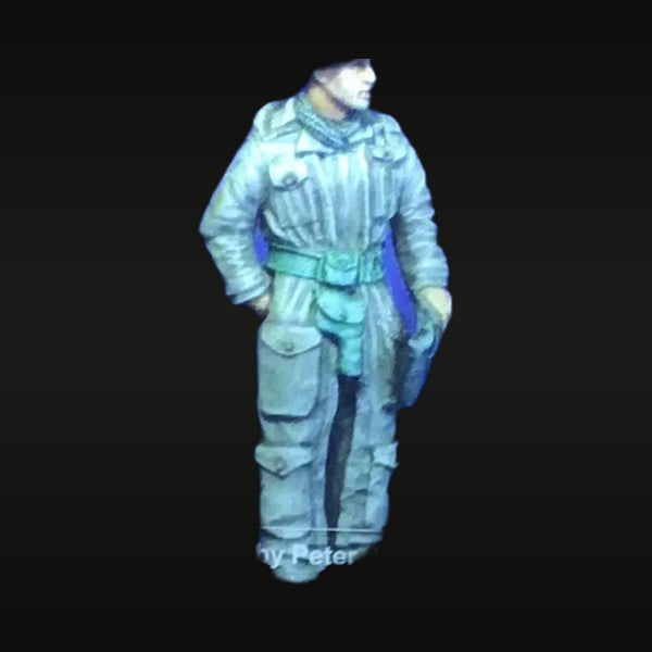 WWII German Luftwaffe Pilot or Tank Crewman Flight Suit 1/35 Resin Figure Kit