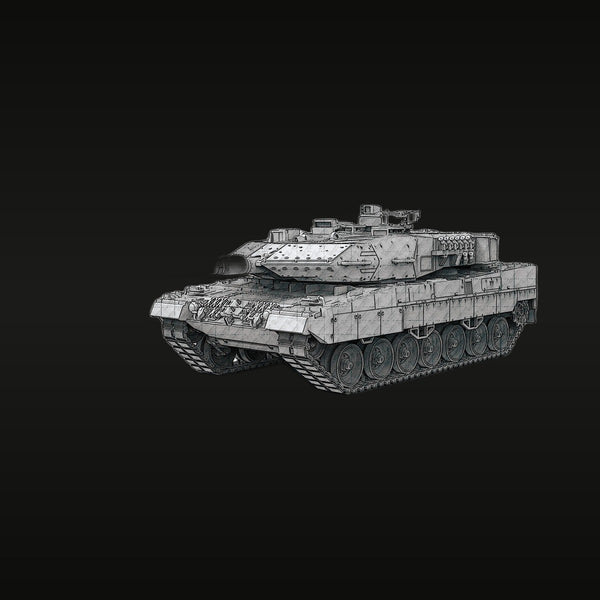 Modern German Leopard 2A4 Main Battle Tank 1/72 Resin Model Kit