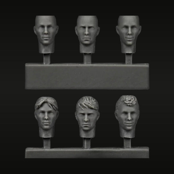 Modern Soldier Six Head Set 1/35 Resin Accessory Kit