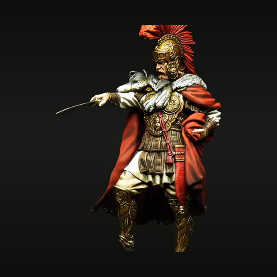 Ancient Carthaginian General Hannibal Barca with Sword 75mm Resin Figure Kit - unpainted resin model kit