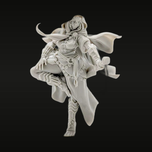 Kingdom Death Soldier with Spear & Cape 28mm Resin Figure Kit