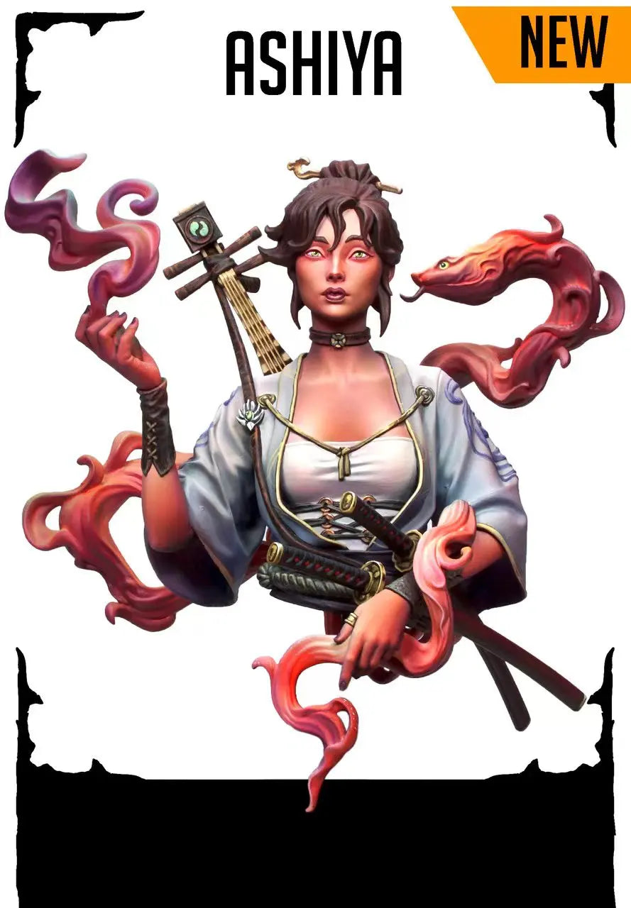 97Mm Resin Model Bust Gk，Unassembled and Unpainted Kit