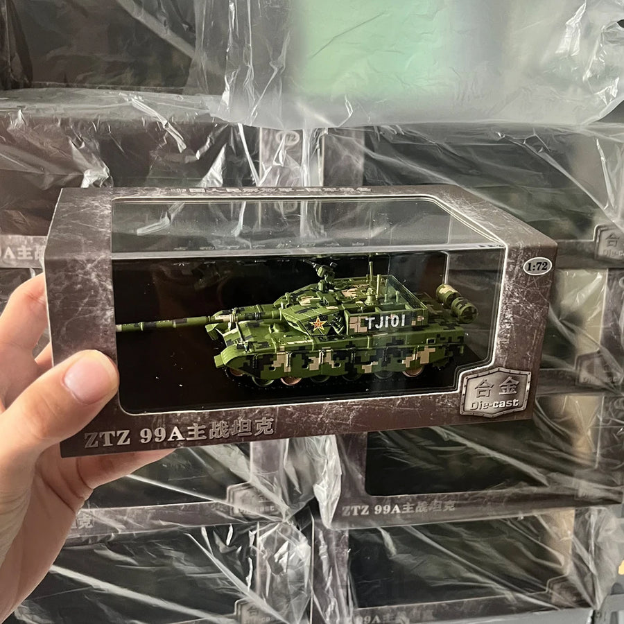 1/72 China ZTZ-99A TJ101 Main Battle Tank Alloy Finished Military Simulation Model Children Adults Toy Gift Collection Display