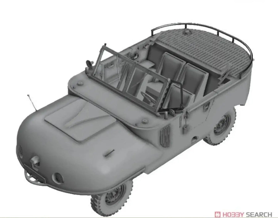 WWII German Schwimmwagen Type 166 1/35 Resin Vehicle Kit - resin model view 4