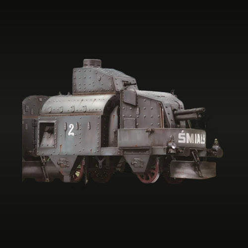 Polish Armoured Train P.P.2 Śmiały 1/72 Resin Model Kit