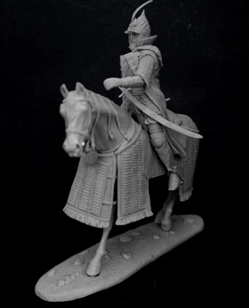 1/32 Scale 54Mm Diecast Resin Figure Model Kit Russian Military Commander (3 Heads) Miniature Toys Unassembled Unpainted Diorama