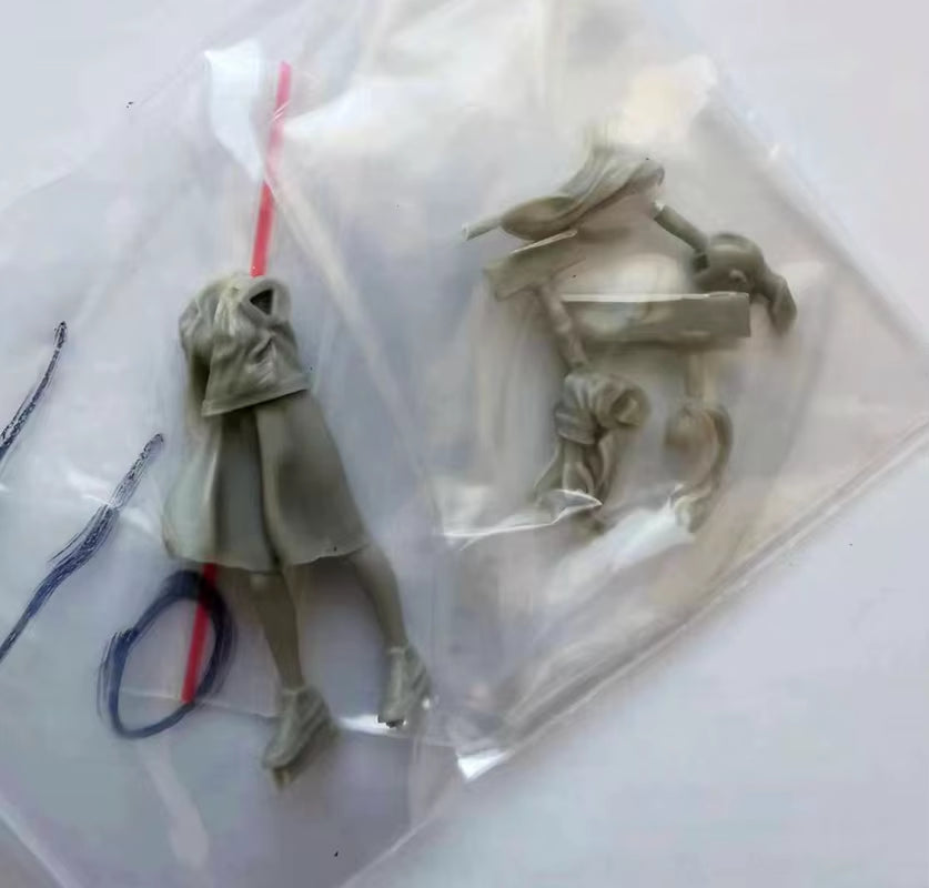 Model Kit Resin Kit Girl in the Wind