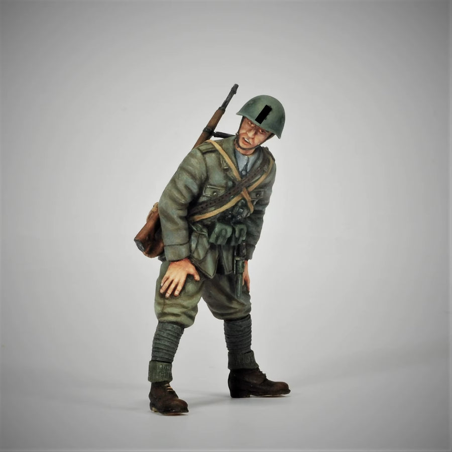 1/35 Resin Model Figure Gk，Including Mortars , Unassembled and Unpainted Kit