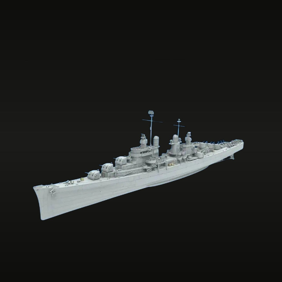 WWII US Navy USS San Diego CL-53 Light Cruiser 1/350 Resin Ship Kit - unpainted resin model kit
