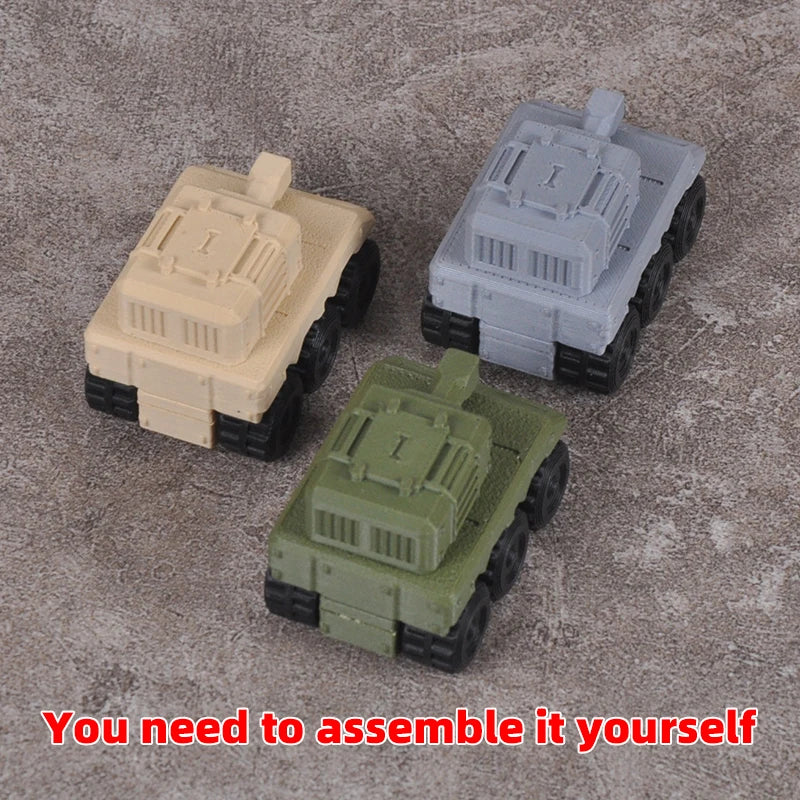 WWII Armored Car 3-Kit Assortment Resin Vehicle Set - resin model view 5
