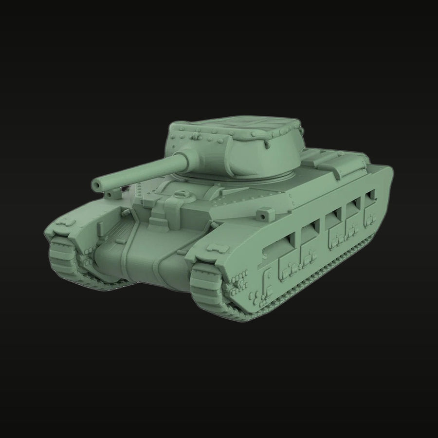 WWII British Matilda Infantry Tank 1/144 Resin Vehicle Kit - unpainted resin model kit
