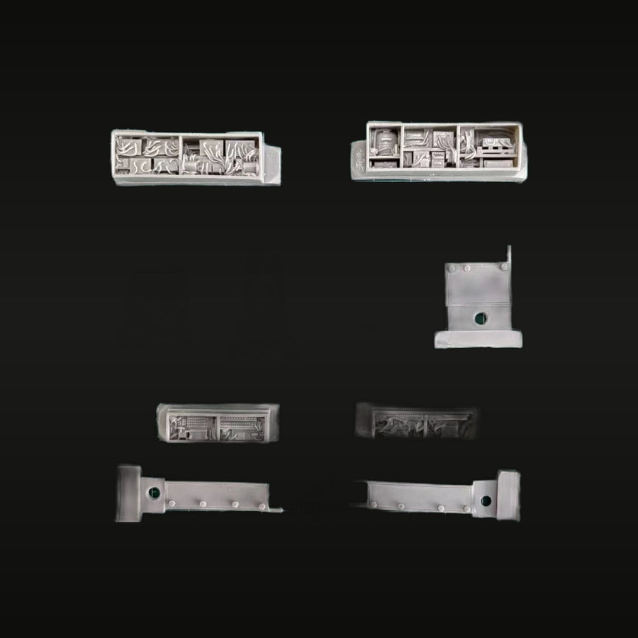 Modern Military Figure Accessories Resin Kit 1/35 Set - unpainted resin model kit