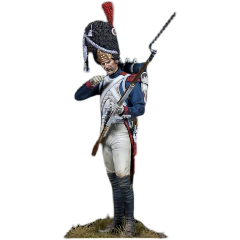 Napoleonic French Imperial Guard Grenadier 1/24 Resin Figure Kit - resin model view 3