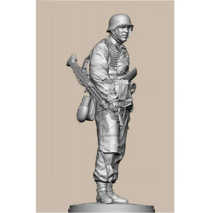 WWII German Infantry Soldier Torso & Legs 1/16 Resin Figure Kit - resin model view 3
