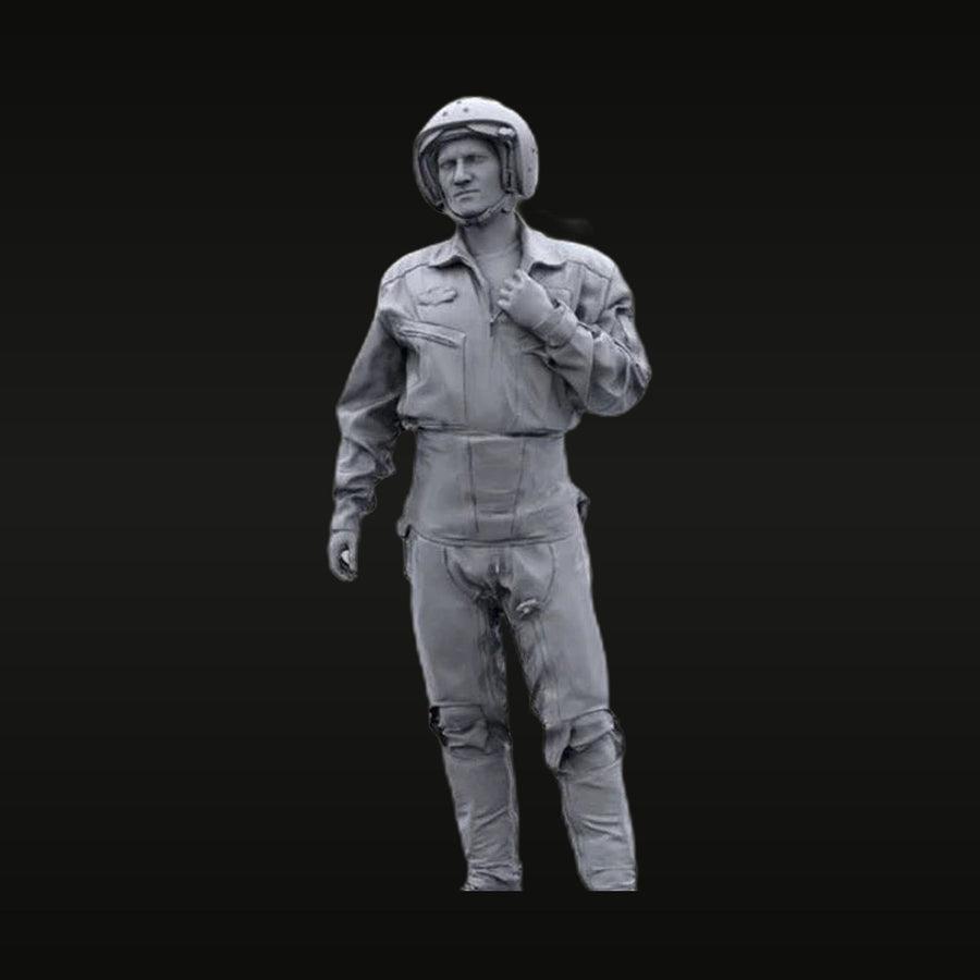 Russian Modern Military Pilot 1/48 Resin Figure Kit - unpainted resin model kit