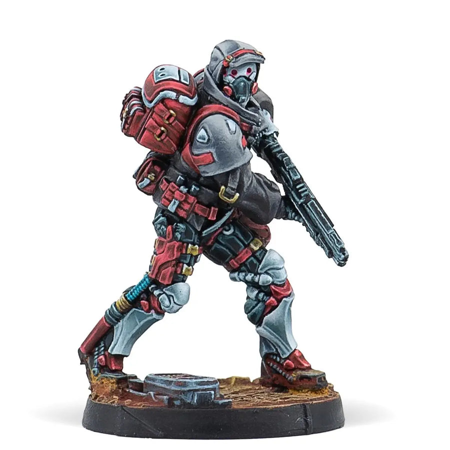 Sci-Fi Bounty Hunter Squad - 28mm Resin Figure Kit Set - resin model view 4