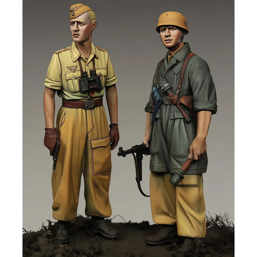 WWII Italian Colonial Infantry Set North Africa 1/35 Resin Figure Kit - resin model view 3