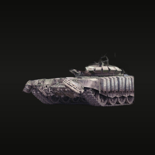 Modern Russian T-72B3M Main Battle Tank with KMT-8 Mine Flail 1/35 Resin Vehicle Kit