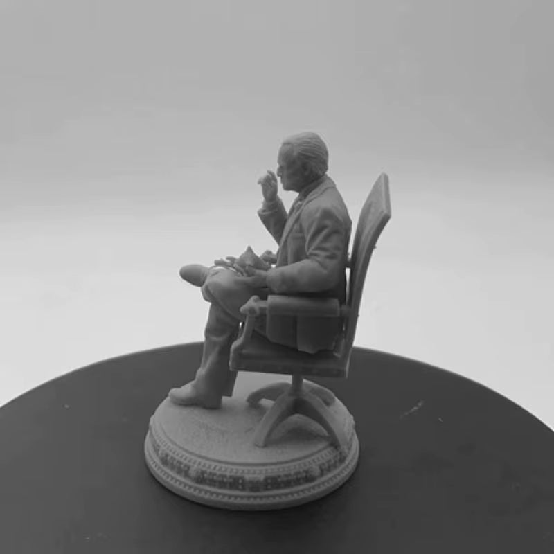 Movie Fantasy Character Godfather Marlon Brando Sanix 1/24 Scale 74Mm GK Resin Figure Model Kit Unassembled and Unpainted Gifts