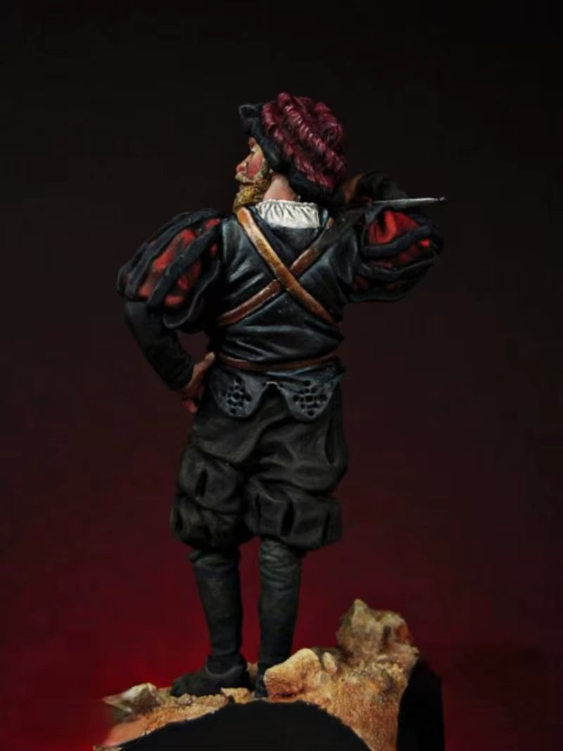 Ancient Greek Hoplite Warrior 54mm Resin Figure Kit - resin model view 3