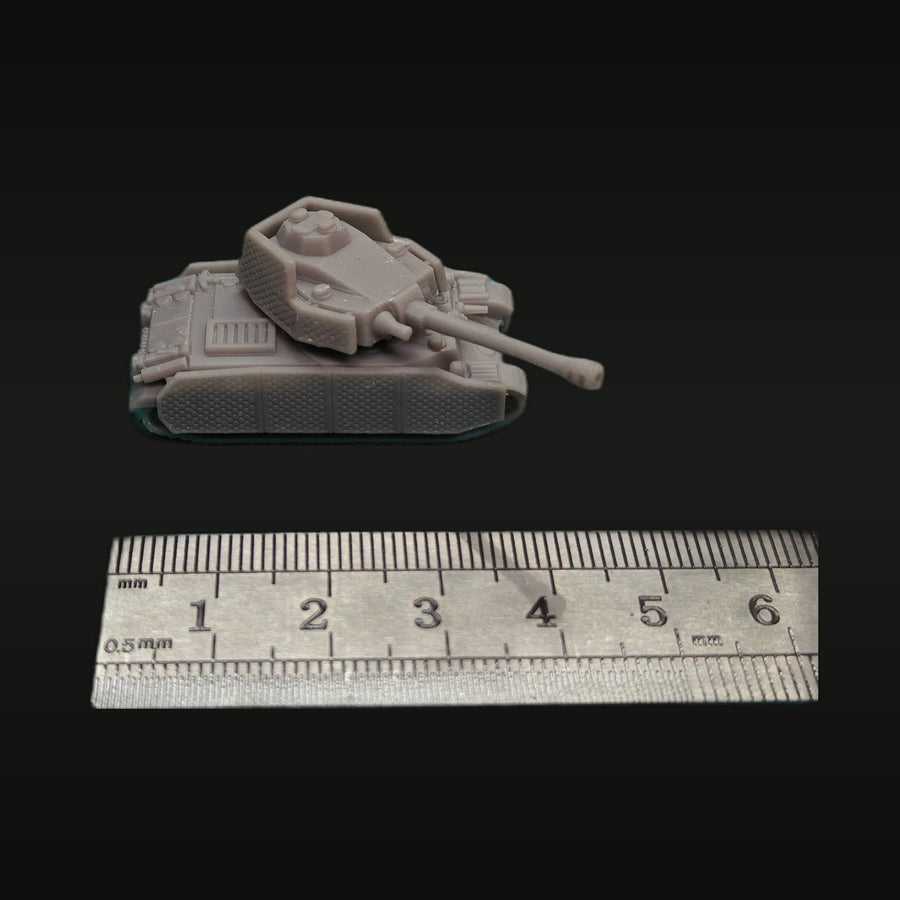 WWII Hungarian Turán III Medium Tank 28-32mm Resin Model Kit - unpainted resin model kit